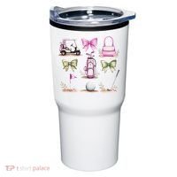 Golf Mom Coquette Bow Golfer Golf Lovers Golf Player Mom Tumbler thumb 0