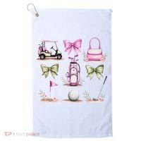Golf Mom Coquette Bow Golfer Golf Lovers Golf Player Mom Golf Towel thumb 0