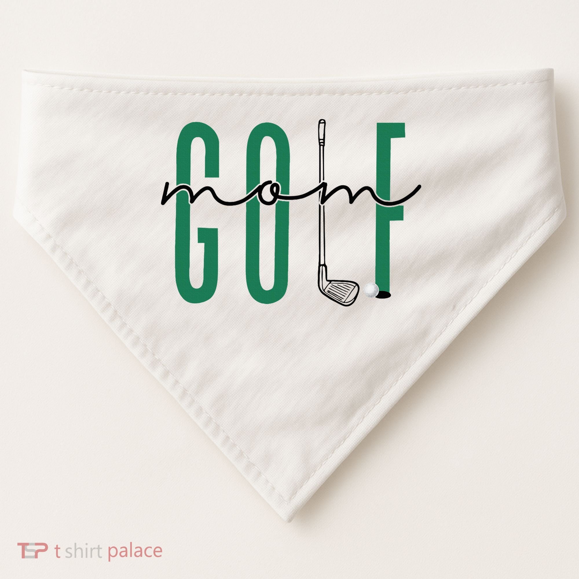 Golf Mom Crewneck Mothers Day Master Golf Women USA-Made Doggie Bandana