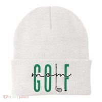 Golf Mom Crewneck Mothers Day Master Golf Women Beanie thumb 0