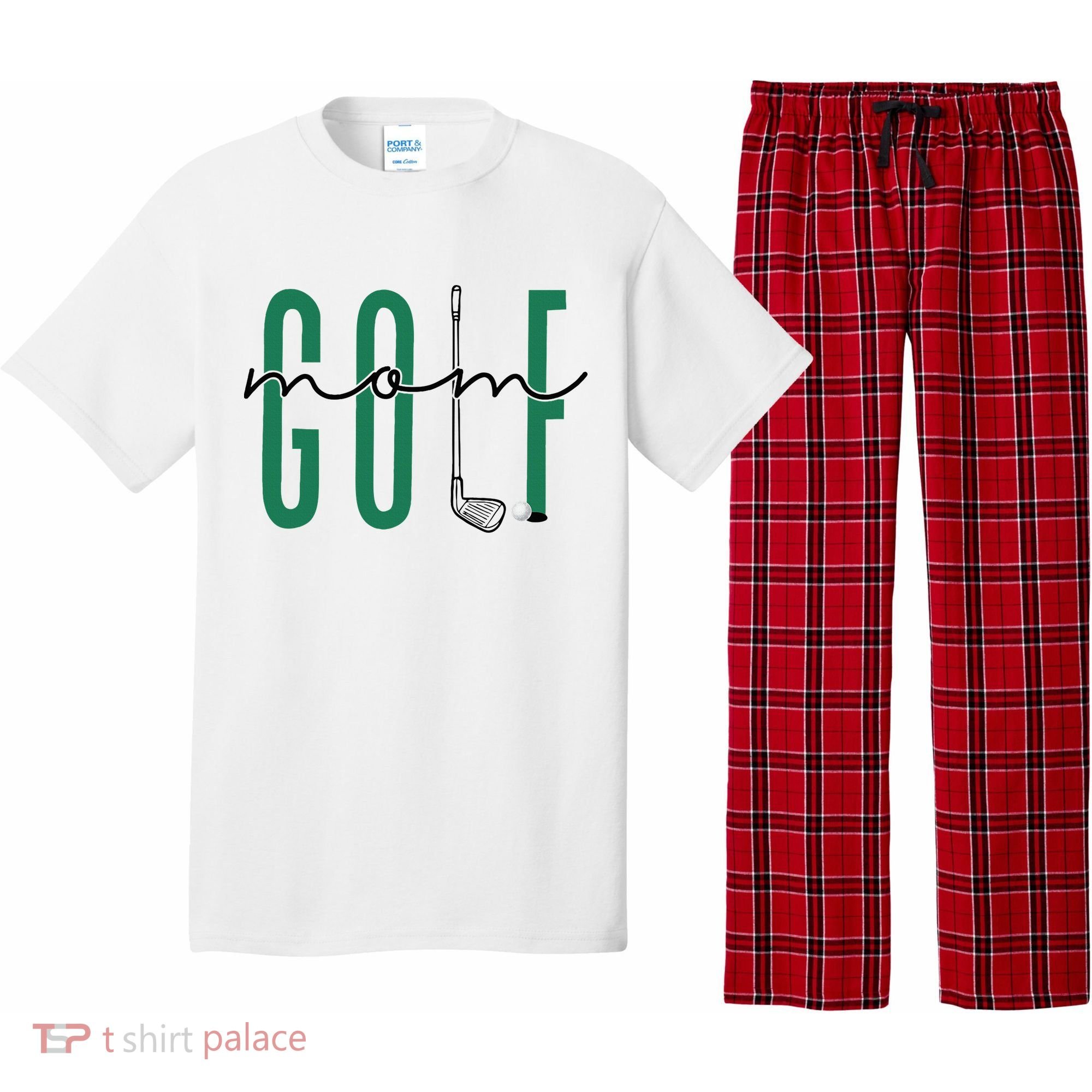 Golf Mom Crewneck Mothers Day Master Golf Women Pajama Set