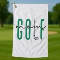 Golf Mom Crewneck Mothers Day Master Golf Women Golf Towel thumb 1