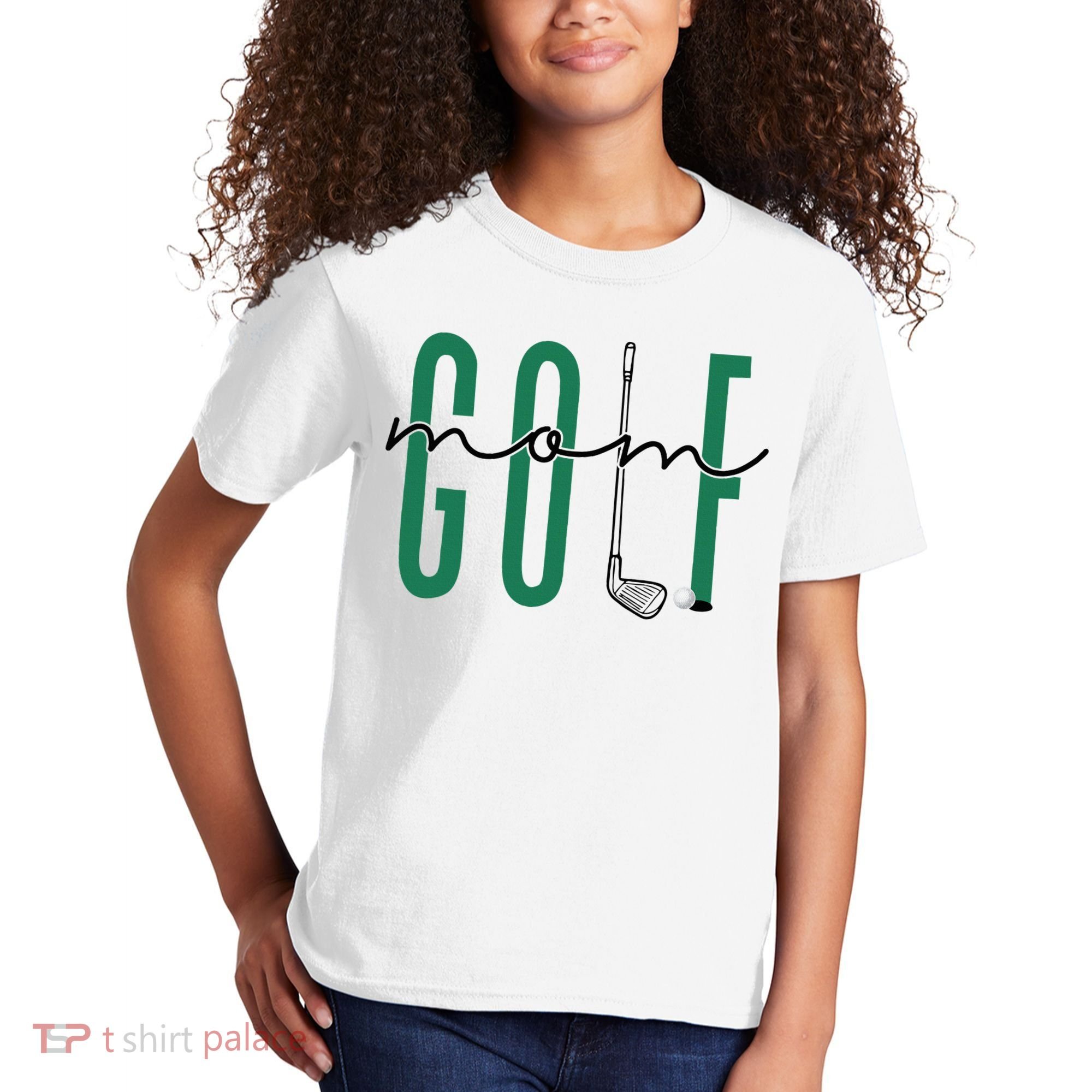 Golf Mom Crewneck Mothers Day Master Golf Women Kids T-Shirt