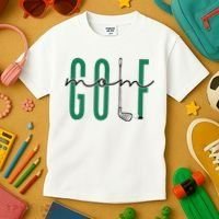 Golf Mom Crewneck Mothers Day Master Golf Women Kids T-Shirt thumb 3