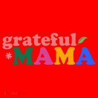 Grateful Mama Cute Mother's Day Gift Santa Hat thumb 1