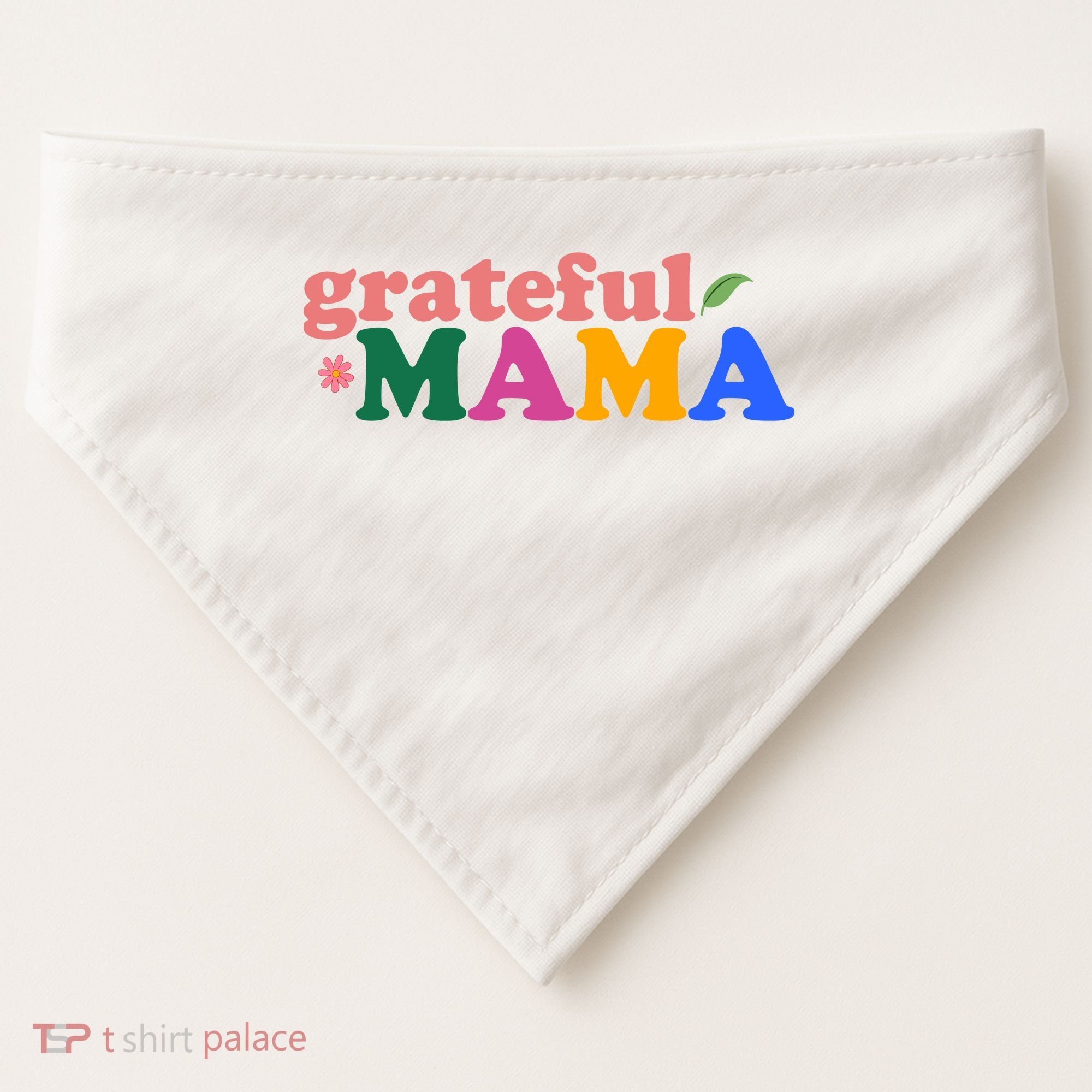 Grateful Mama Cute Mother's Day Gift USA-Made Doggie Bandana
