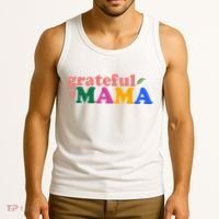 Grateful Mama Cute Mother's Day Gift Tank Top thumb 3