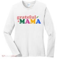 Grateful Mama Cute Mother's Day Gift Women's Long Sleeve Shirt thumb 0