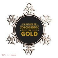 Gold Miner Digger Prospecting Treasure Hunting Ornament thumb 0