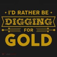 Gold Miner Digger Prospecting Treasure Hunting Women's Tank Top thumb 5