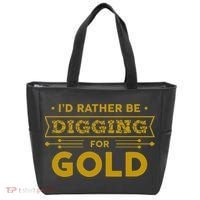 Gold Miner Digger Prospecting Treasure Hunting Tote Bag thumb 0
