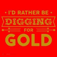 Gold Miner Digger Prospecting Treasure Hunting Santa Hat thumb 1