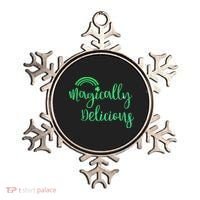 Glitter Magically Delicious Rainbow Shamrock St Patrick's Ornament thumb 0