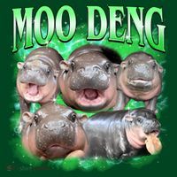 Green Moo Deng Meme Hippo Visor thumb 3