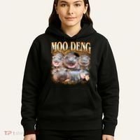 Gold Moo Deng Meme Hippo Funny Hoodie thumb 5