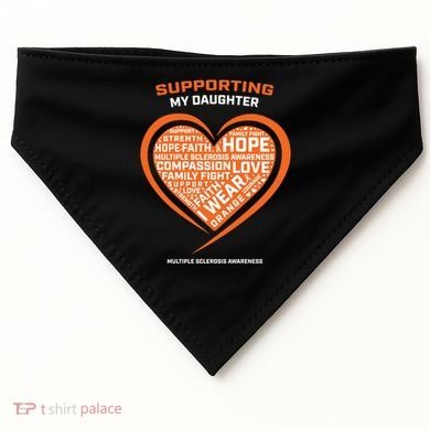 Gifts Ms Daughter Multiple Sclerosis Awareness Cool Gift USA-Made Doggie Bandana
