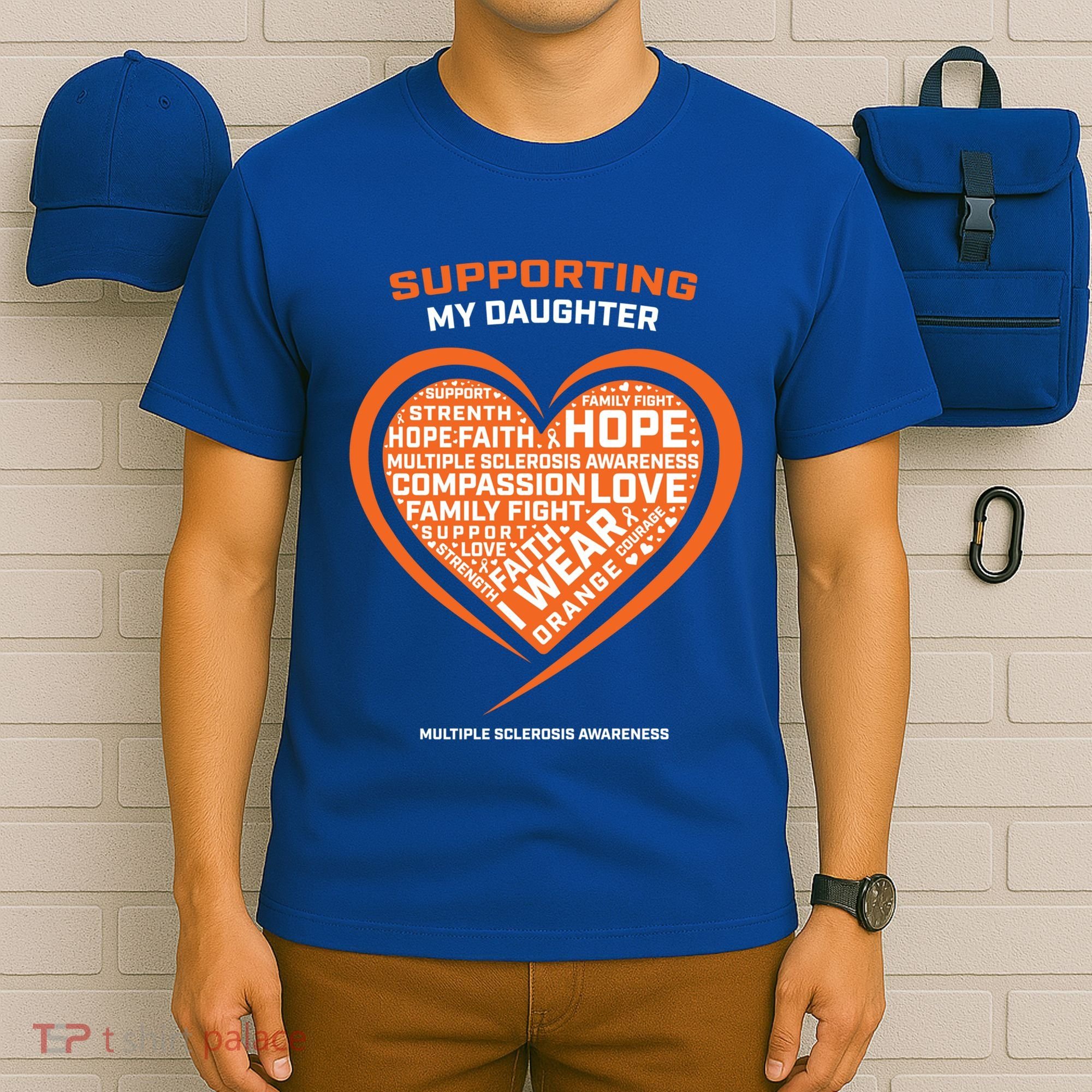 Gifts Ms Daughter Multiple Sclerosis Awareness Cool Gift T-Shirt