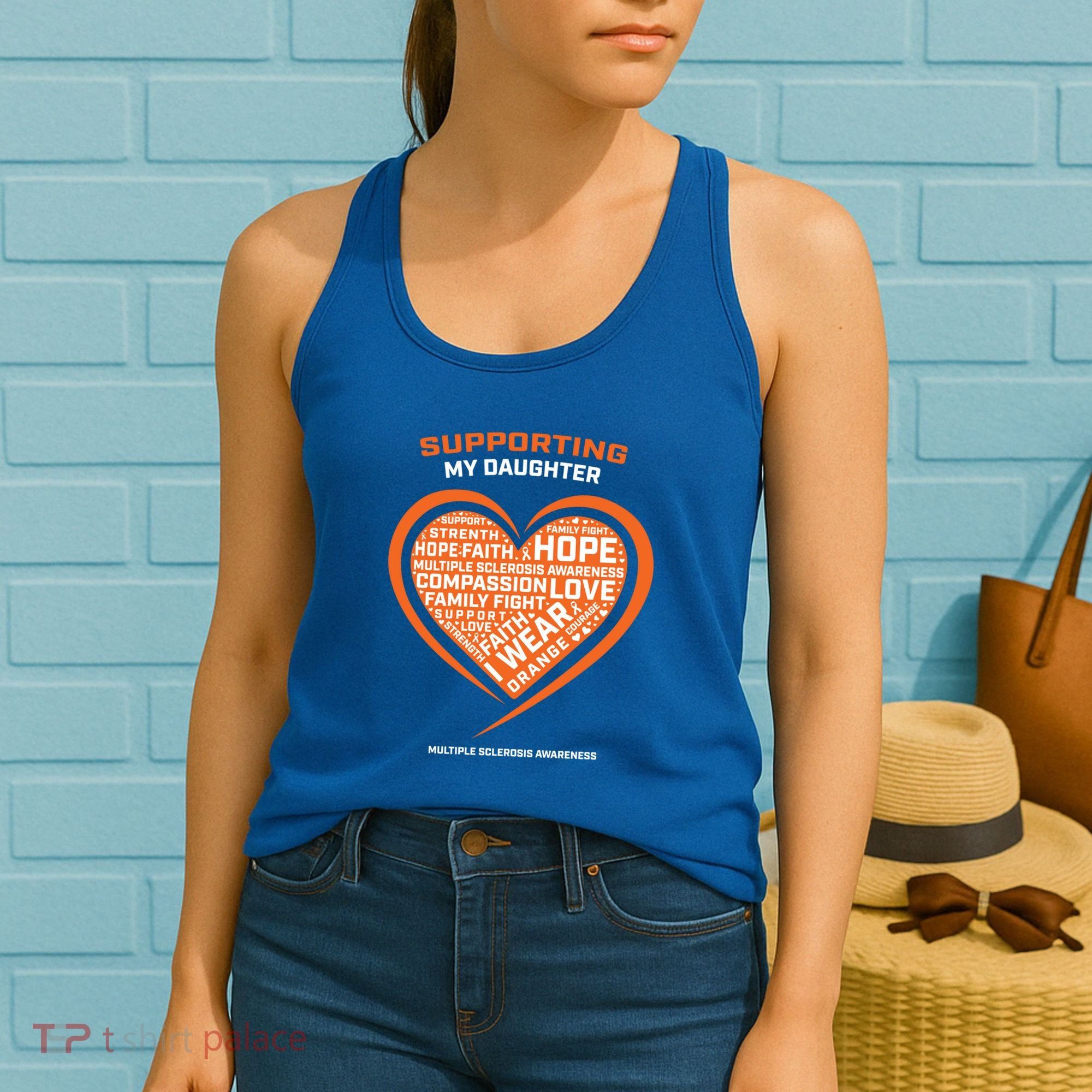 Gifts Ms Daughter Multiple Sclerosis Awareness Cool Gift Women's Tank Top