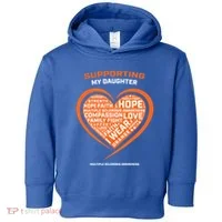 Gifts Ms Daughter Multiple Sclerosis Awareness Cool Gift Toddler Hoodie thumb 0