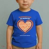 Gifts Ms Daughter Multiple Sclerosis Awareness Cool Gift Toddler T-Shirt thumb 2