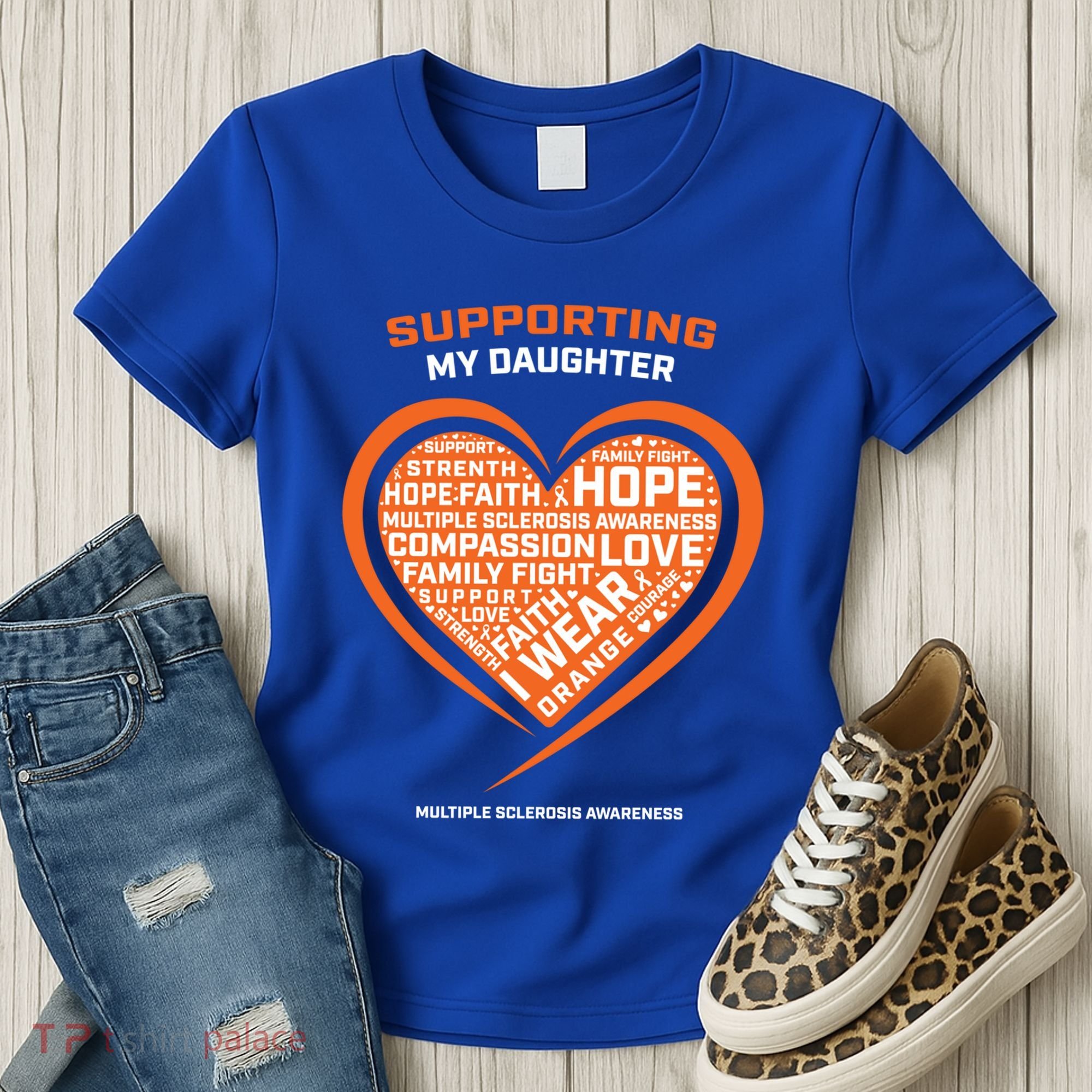 Gifts Ms Daughter Multiple Sclerosis Awareness Cool Gift Women's T-Shirt