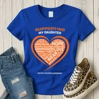 Gifts Ms Daughter Multiple Sclerosis Awareness Cool Gift Women's T-Shirt thumb 3