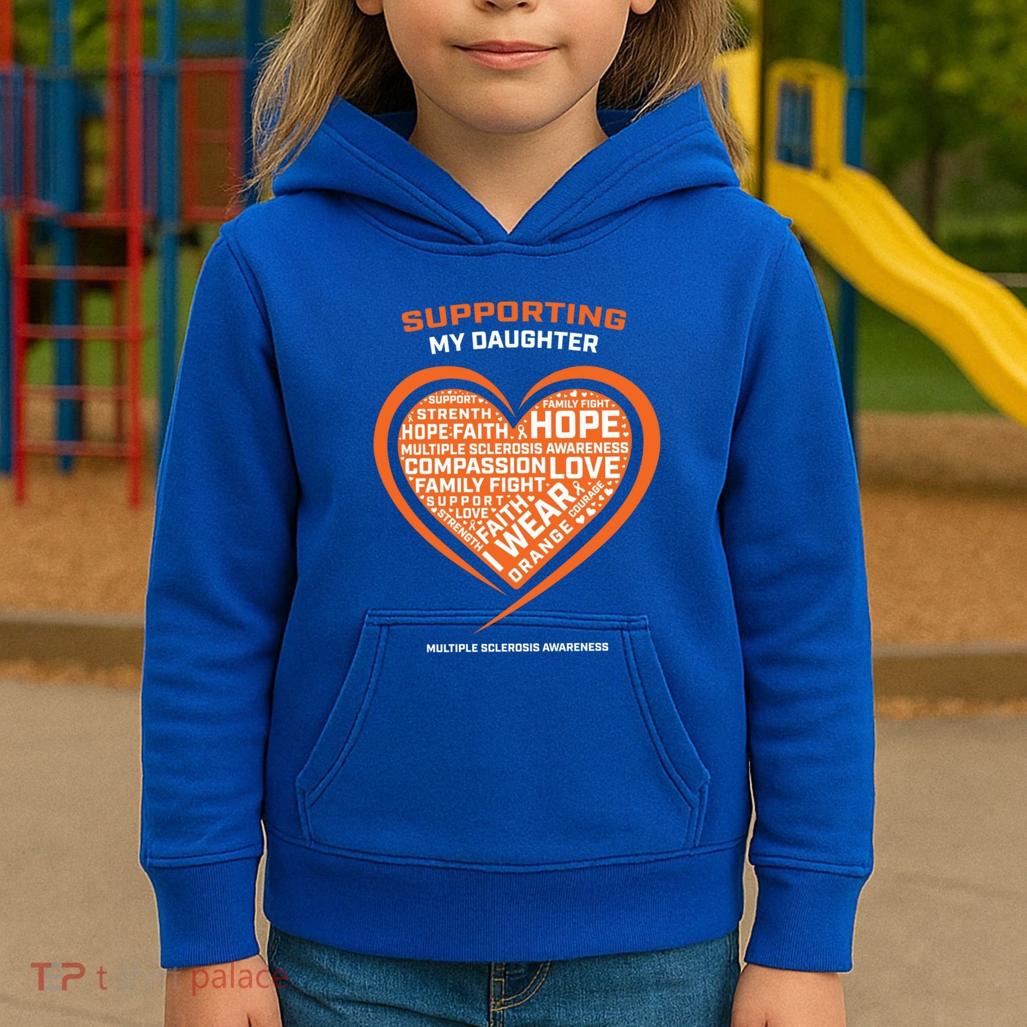 Gifts Ms Daughter Multiple Sclerosis Awareness Cool Gift Kids Hoodie