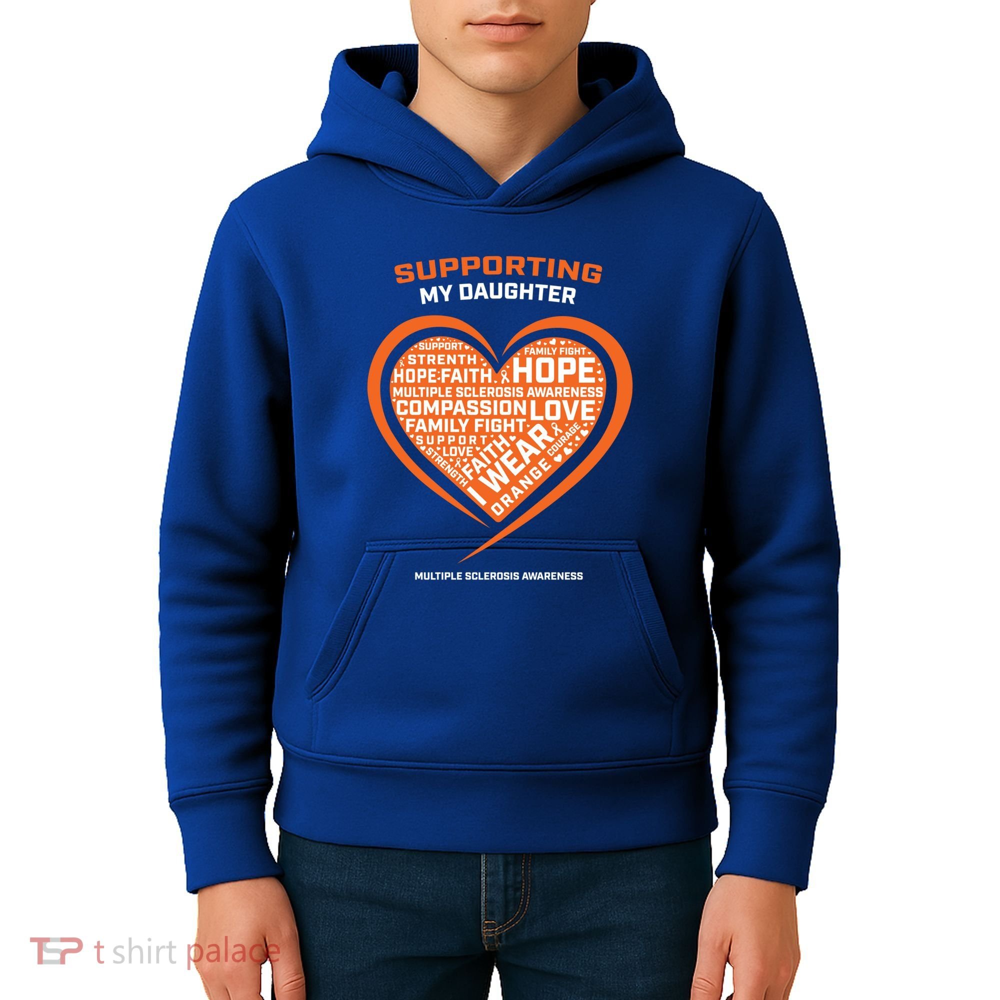 Gifts Ms Daughter Multiple Sclerosis Awareness Cool Gift Kids Hoodie