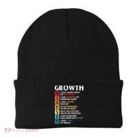 Growth Mindset Definition Motivational Quote Inspiration Beanie thumb 0