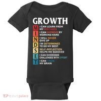 Growth Mindset Definition Motivational Quote Inspiration Baby Bodysuit thumb 0
