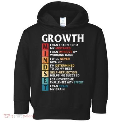 Growth Mindset Definition Motivational Quote Inspiration Toddler Hoodie