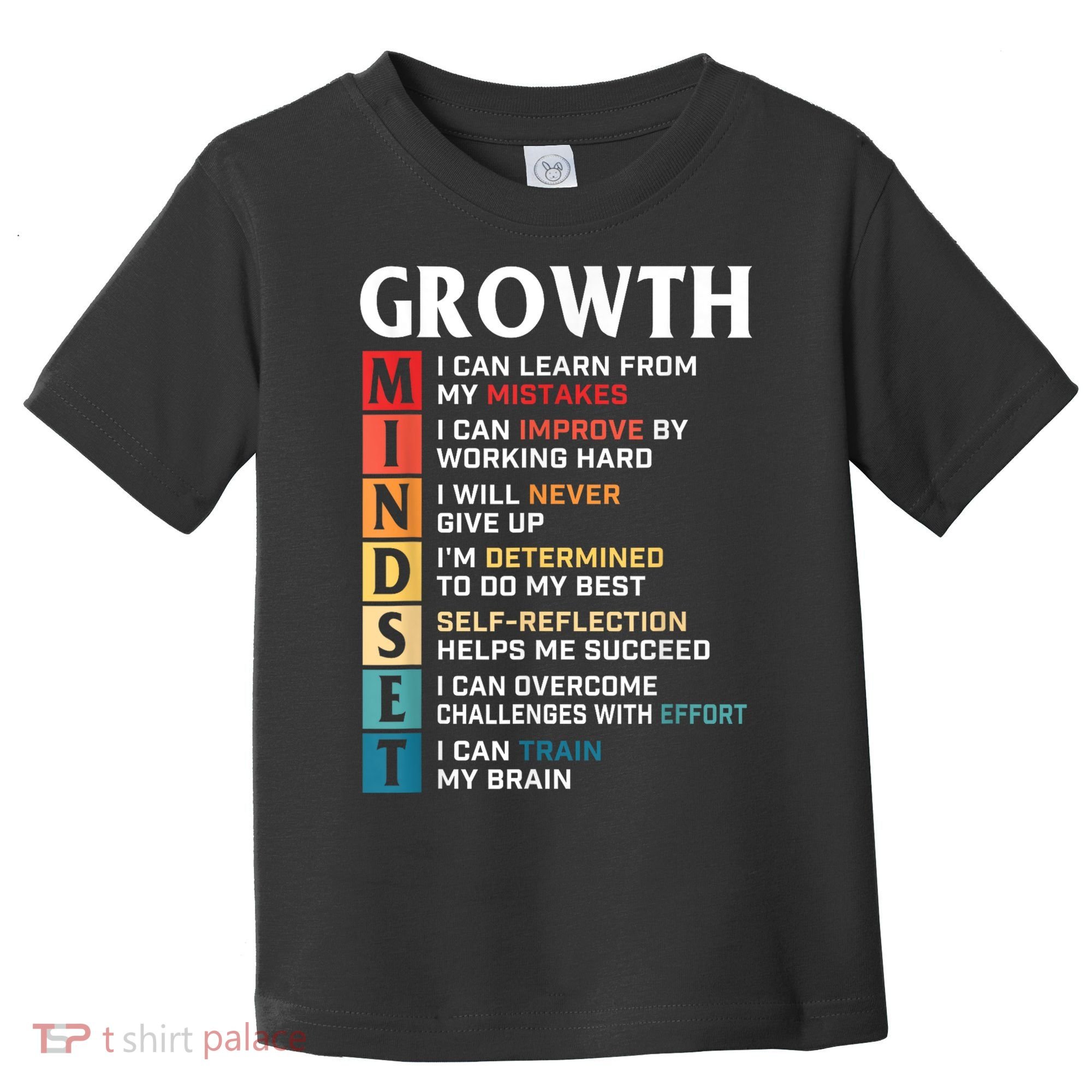 Growth Mindset Definition Motivational Quote Inspiration Toddler T-Shirt