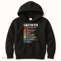Growth Mindset Definition Motivational Quote Inspiration Kids Hoodie thumb 0