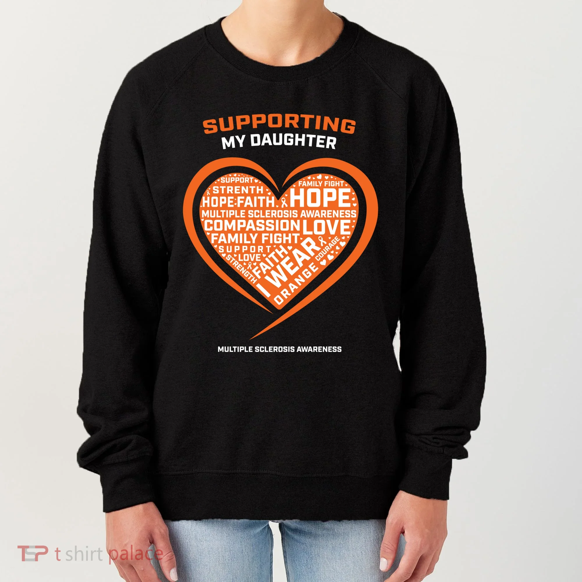Gifts Ms Daughter Multiple Sclerosis Awareness Gift Women's Sweatshirt