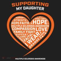 Gifts Ms Daughter Multiple Sclerosis Awareness Gift Women's Sweatshirt thumb 2