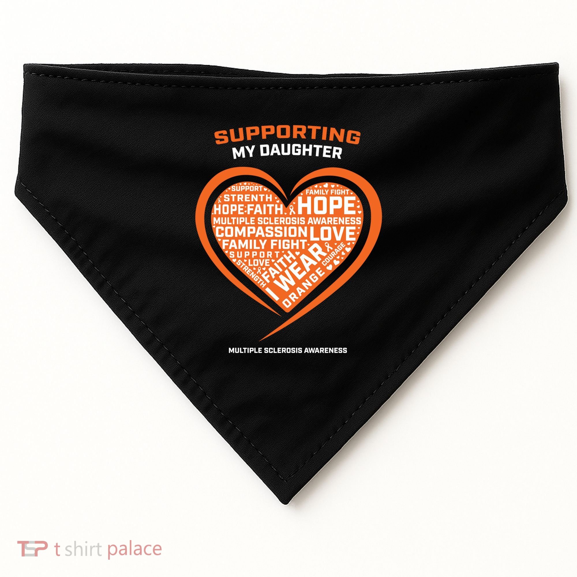 Gifts Ms Daughter Multiple Sclerosis Awareness Gift USA-Made Doggie Bandana