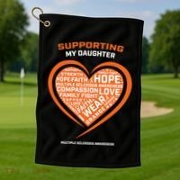 Gifts Ms Daughter Multiple Sclerosis Awareness Gift Golf Towel thumb 1