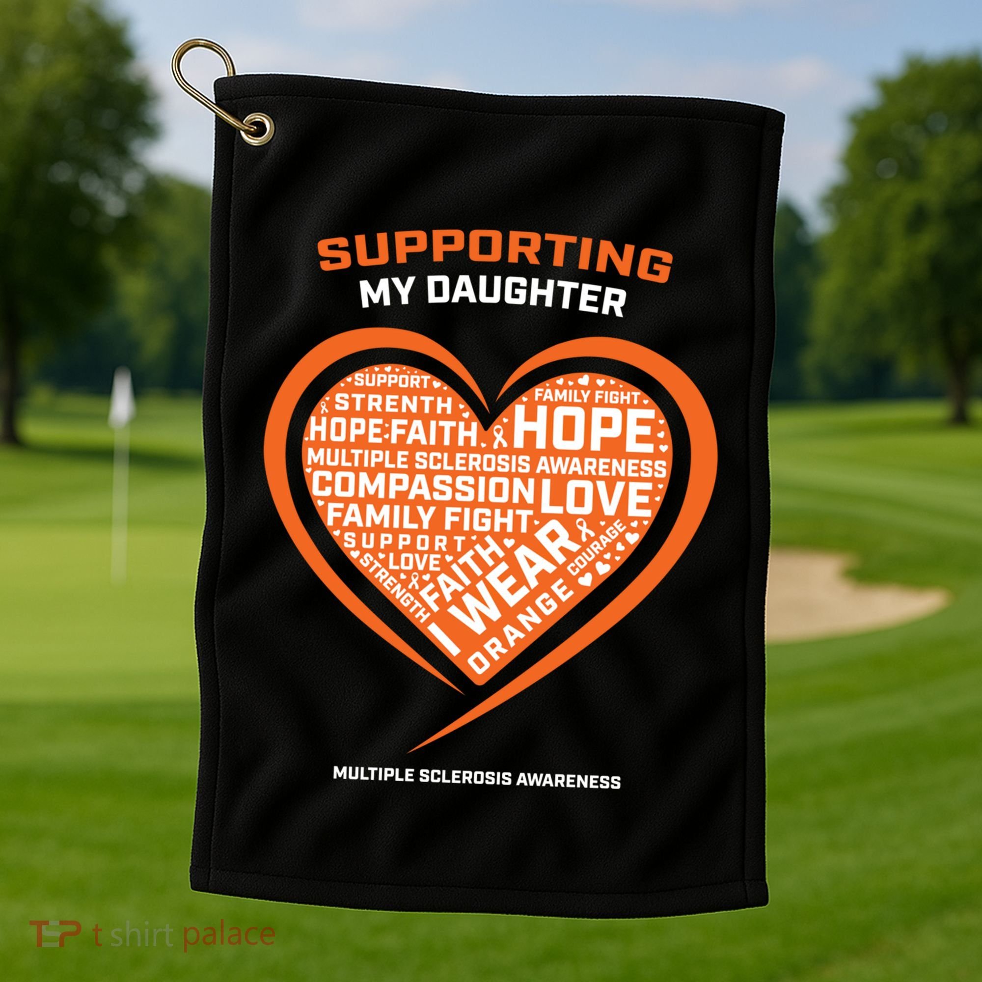 Gifts Ms Daughter Multiple Sclerosis Awareness Gift Golf Towel