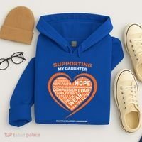 Gifts Ms Daughter Multiple Sclerosis Awareness Gift Hoodie thumb 4