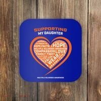 Gifts Ms Daughter Multiple Sclerosis Awareness Gift Coaster thumb 0
