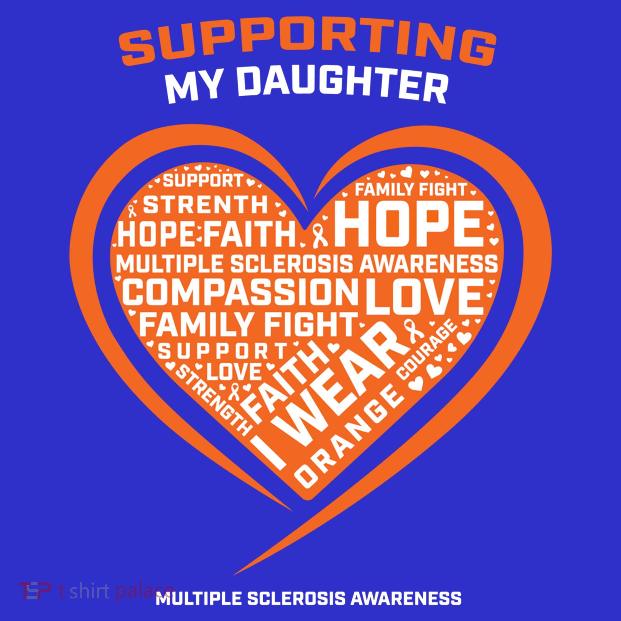 Gifts Ms Daughter Multiple Sclerosis Awareness Gift Toddler T-Shirt