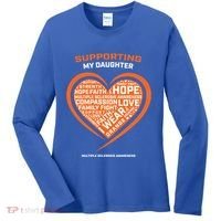 Gifts Ms Daughter Multiple Sclerosis Awareness Gift Women's Long Sleeve Shirt thumb 0