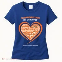 Gifts Ms Daughter Multiple Sclerosis Awareness Gift Women's T-Shirt thumb 0