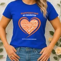 Gifts Ms Daughter Multiple Sclerosis Awareness Gift Women's T-Shirt thumb 2