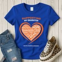 Gifts Ms Daughter Multiple Sclerosis Awareness Gift Women's T-Shirt thumb 3