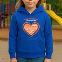 Gifts Ms Daughter Multiple Sclerosis Awareness Gift Kids Hoodie thumb 3