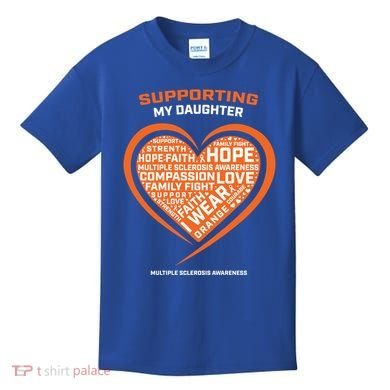 Gifts Ms Daughter Multiple Sclerosis Awareness Gift Kids T-Shirt
