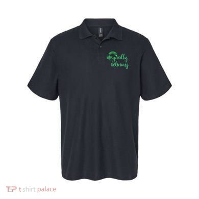 Glitter Magically Delicious Rainbow Shamrock St Patrick's Polo