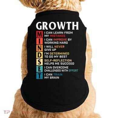 Growth Mindset Definition Motivational Quote Inspiration Doggie Tank
