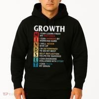Growth Mindset Definition Motivational Quote Inspiration Hoodie thumb 2